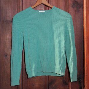 Teal Cotton Blend sweater